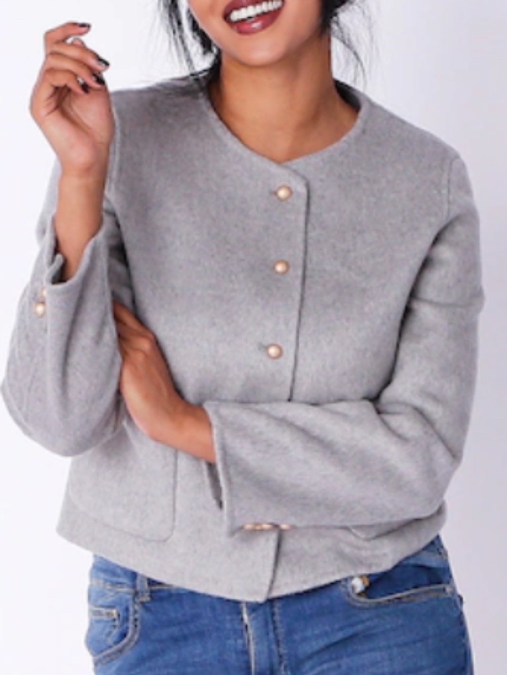 Brian Bailey Double Face Patch Pocket Jacket